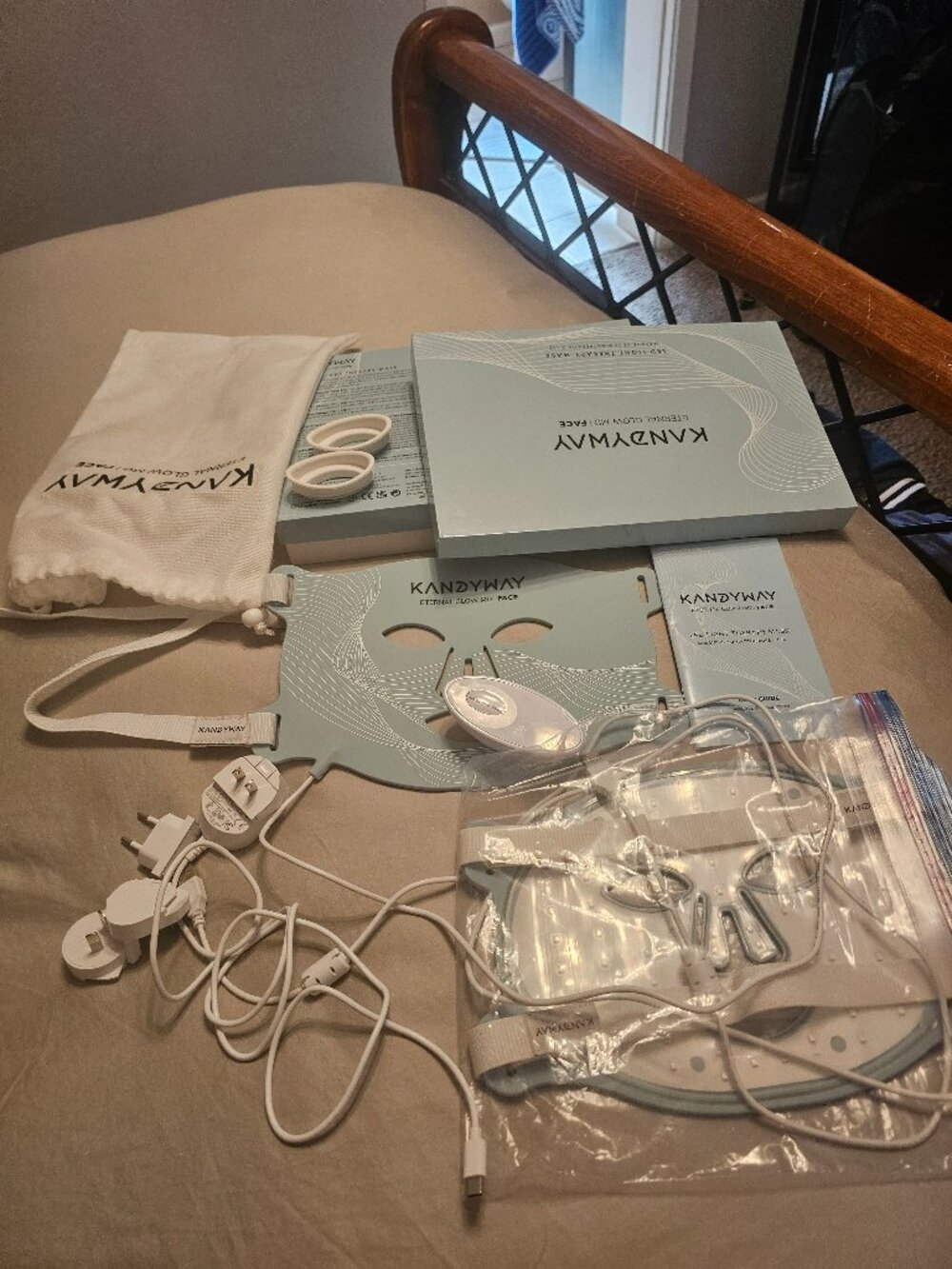 Kandyway LED Red light therapy mask FDA-cleared Class II medical device